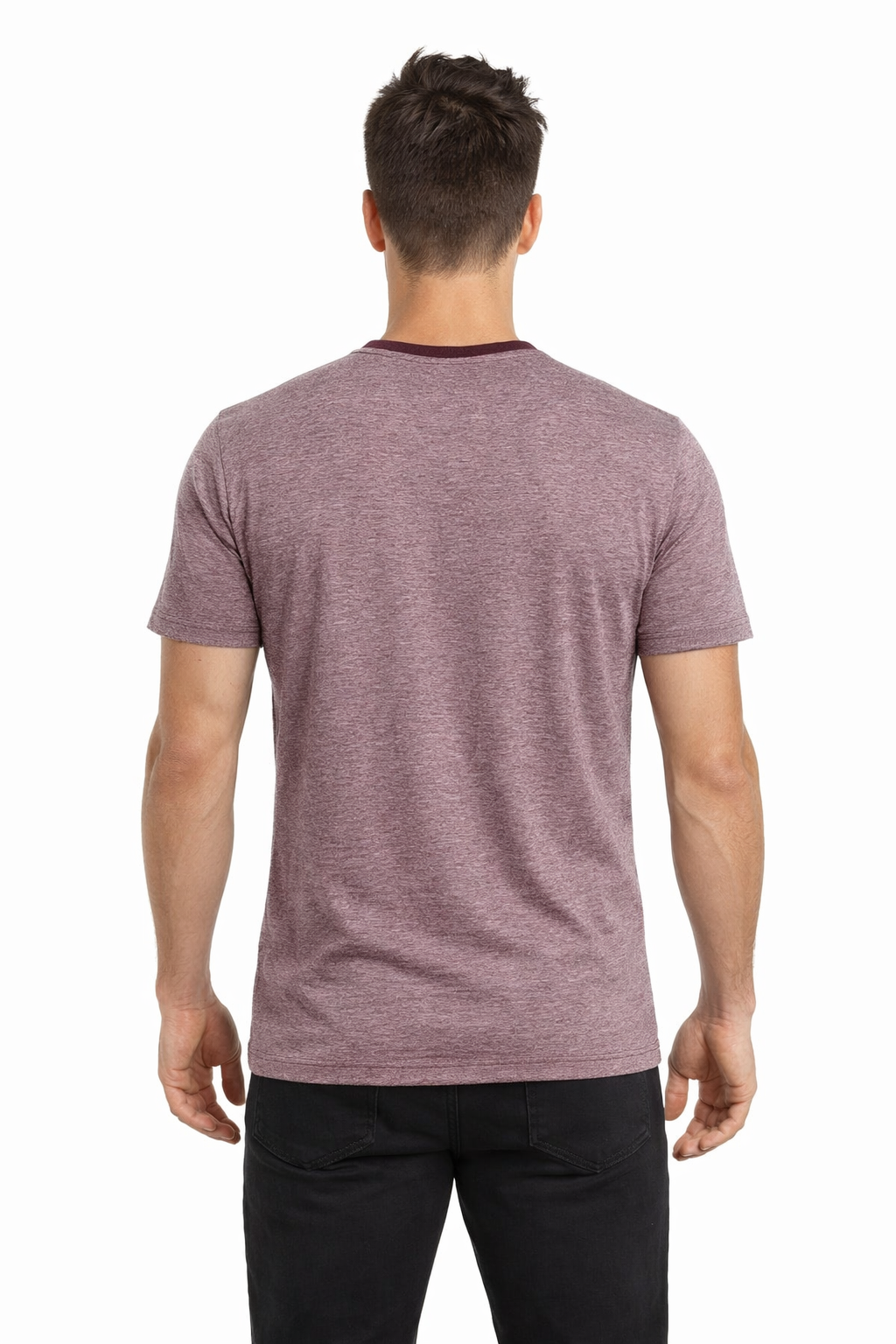 Men’s Solid Henley Neck T-Shirt