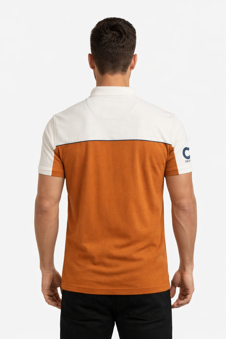 Men’s Polo With Cut and Sew