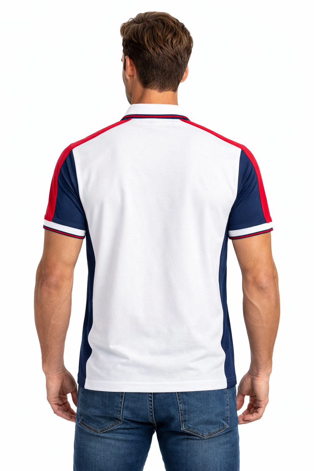 Men’s Polo with Cut and Sew
