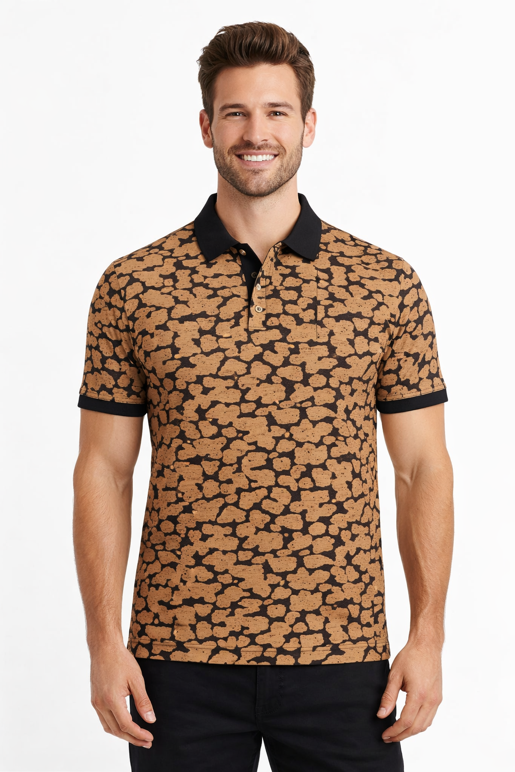 Men’s Camouflage Printed Polo