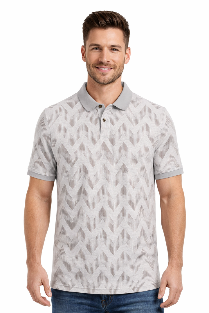 Men’s Graphic Printed  Polo