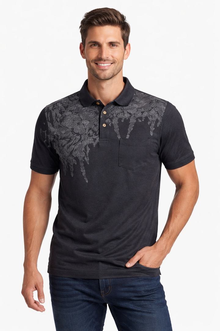Men’s Camouflage Printed Polo