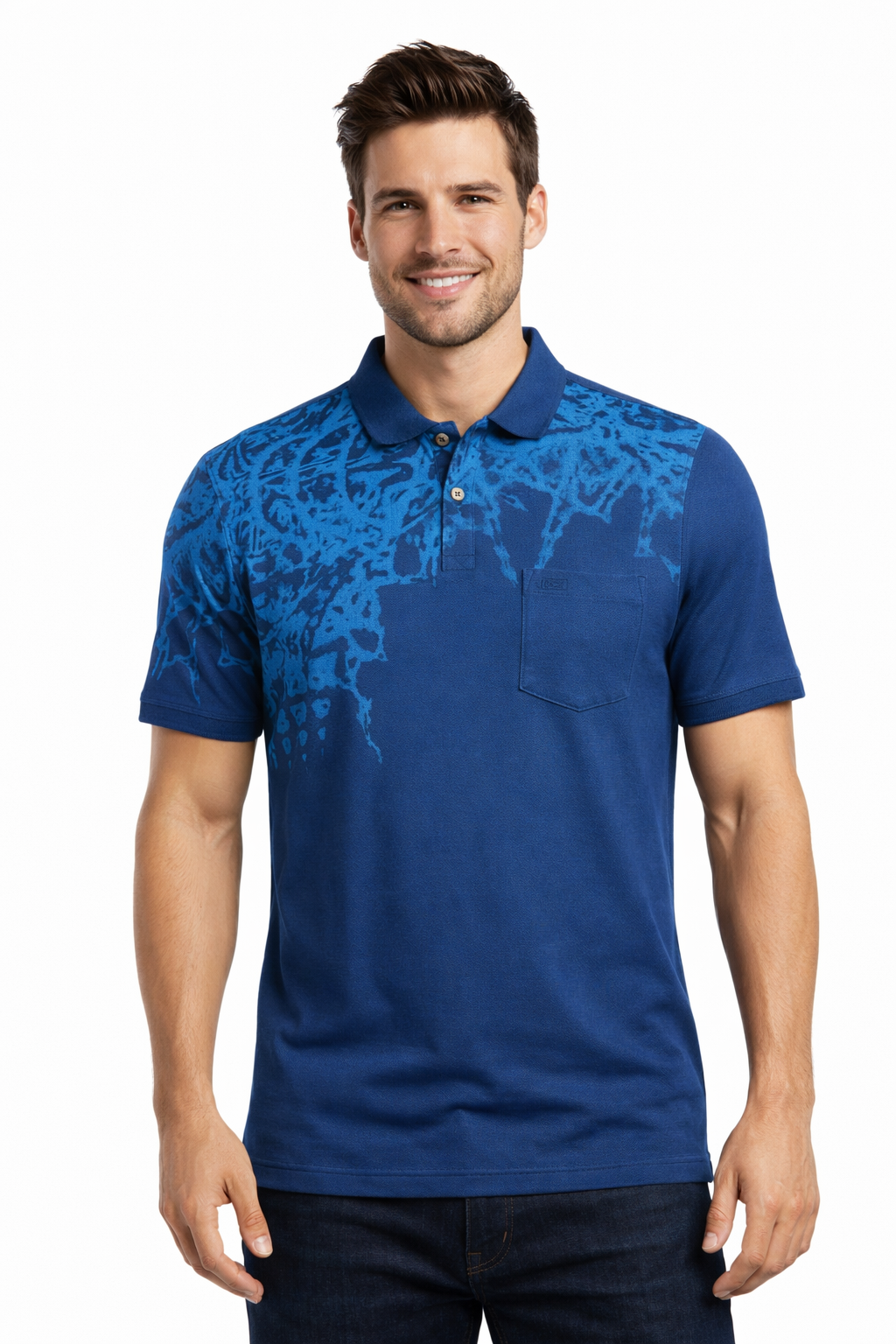 Men’s Camouflage Printed Polo