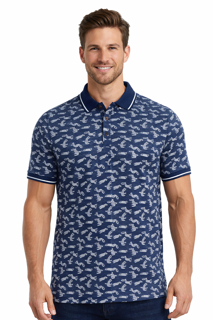 Men’s Graphic Printed Polo