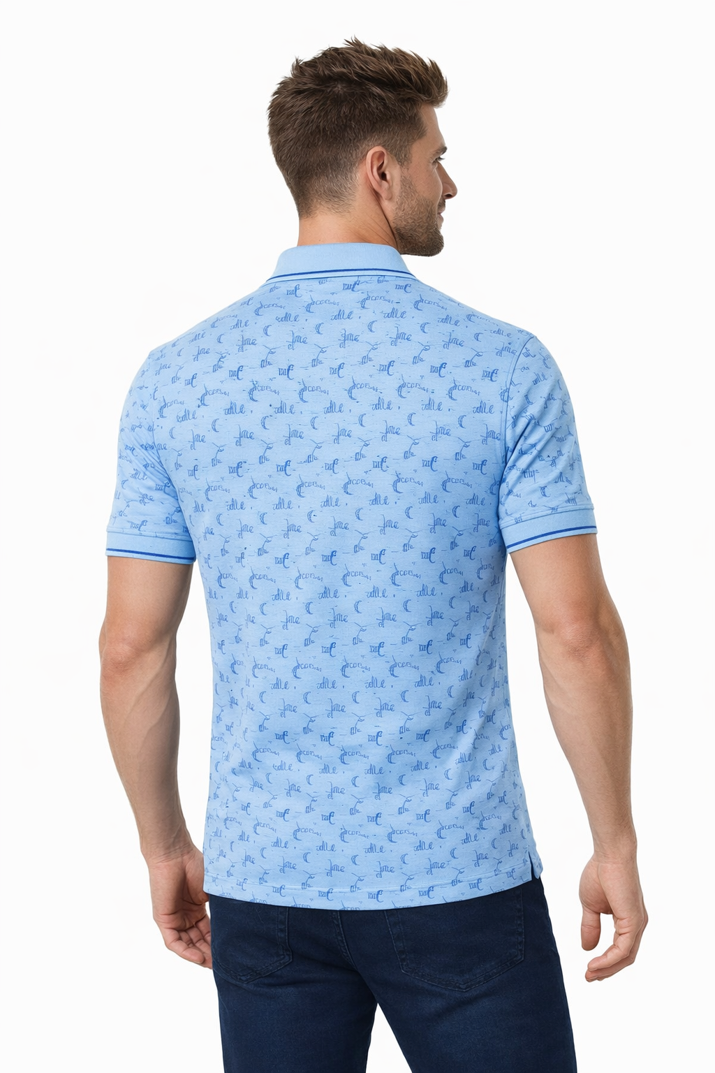 Men’s Graphic Printed Polo