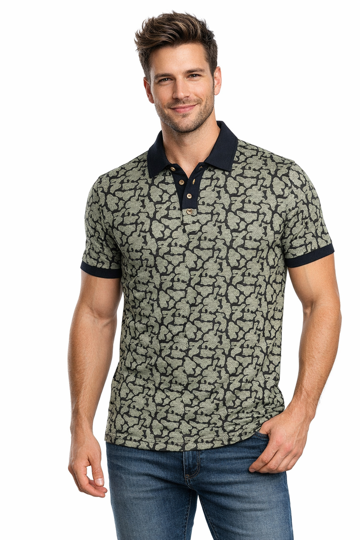 Men’s Camouflage Printed Polo