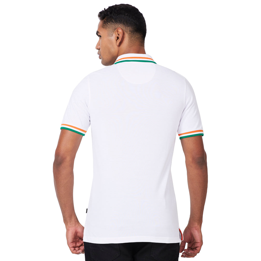 Men's Country Polo with Tricolor