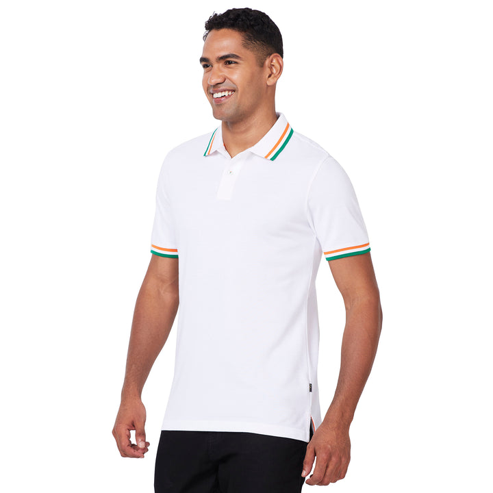 Men's Country Polo with Tricolor