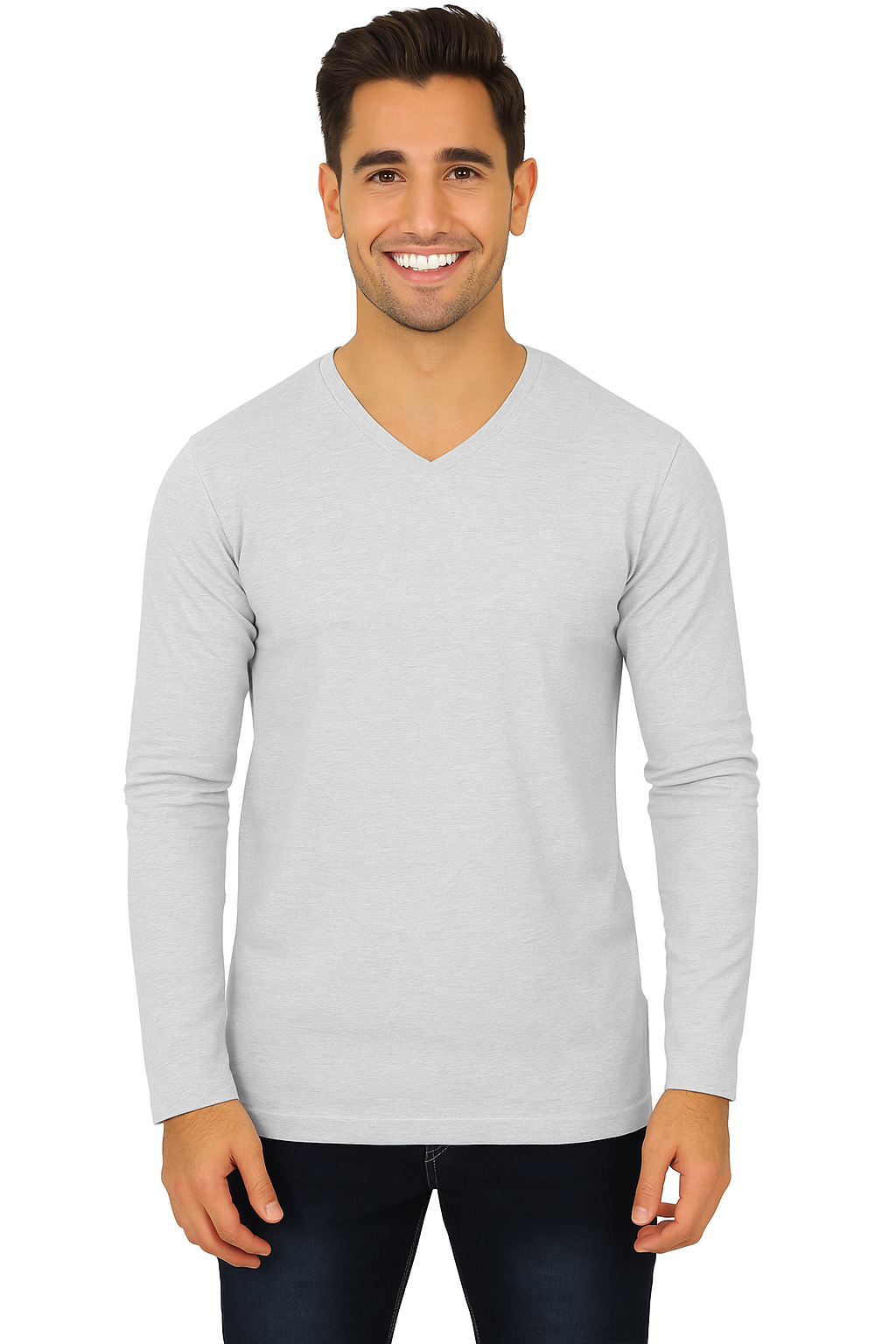 Men’s Full Sleeve V-Neck T-Shirt