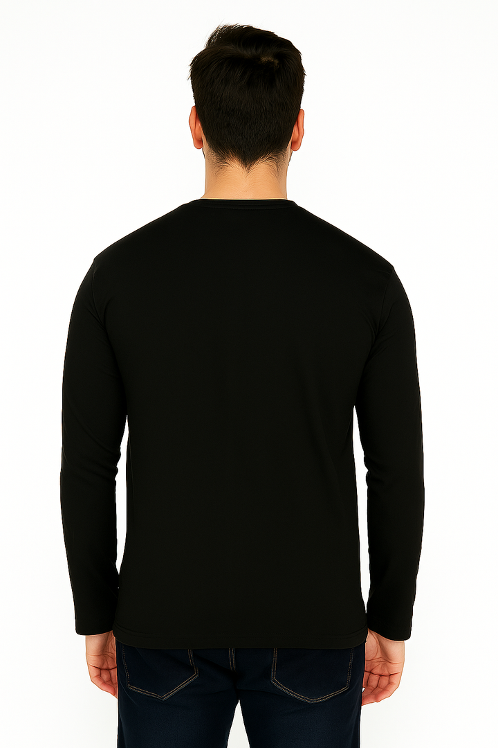 Men’s Full Sleeve Henley T-Shirt – Big & Tall