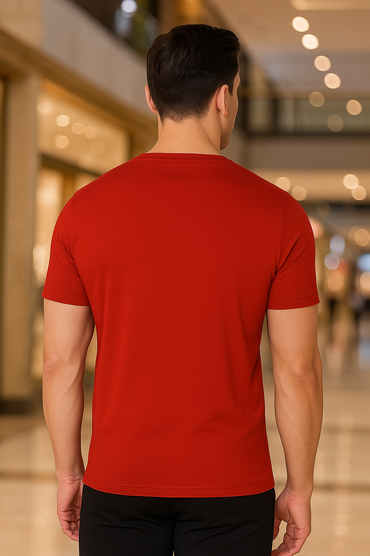 Men’s Henley Neck Half Sleeve T-Shirt – big & Tall
