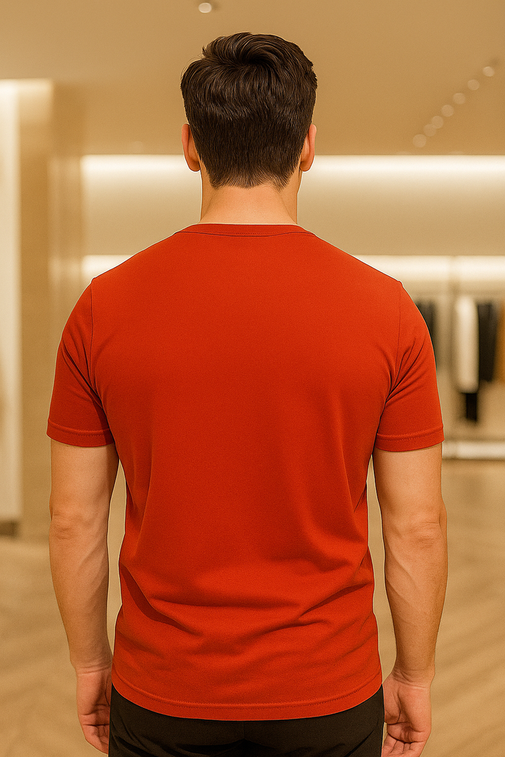 Men’s Henley Neck Half Sleeve T-Shirt – big & Tall