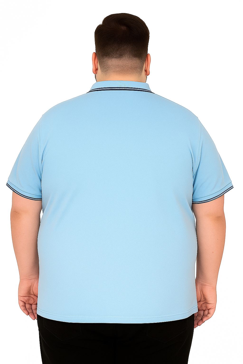 Men’s Melange Polo Shirt- Big & Tall