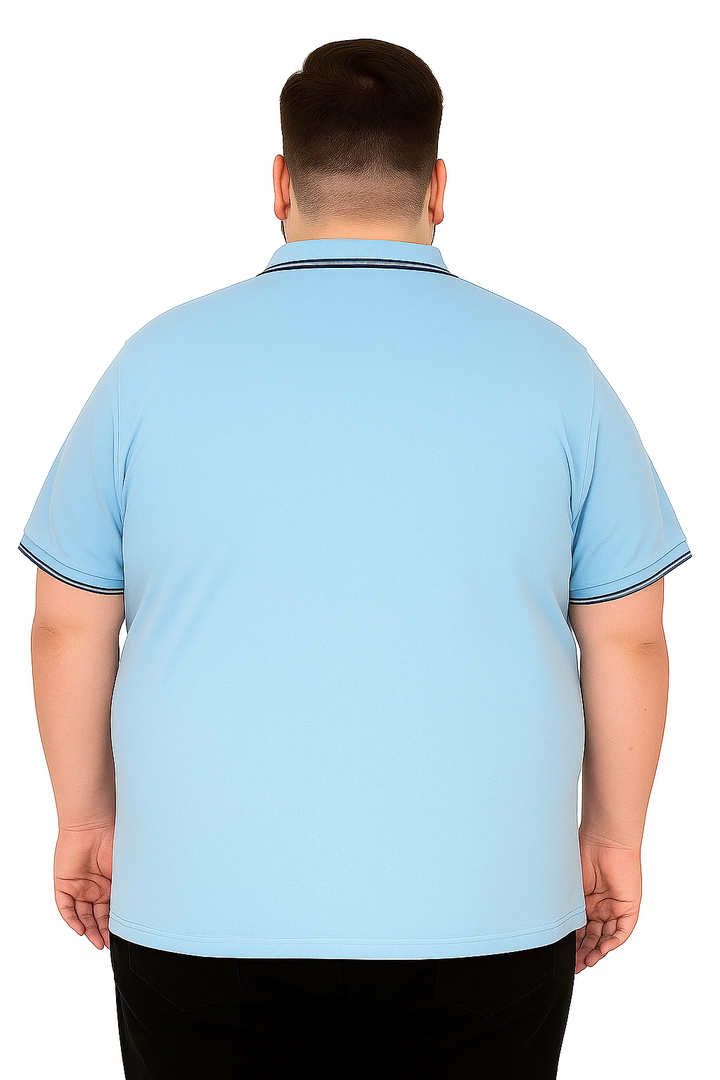Men’s Melange Polo Shirt- Big & Tall