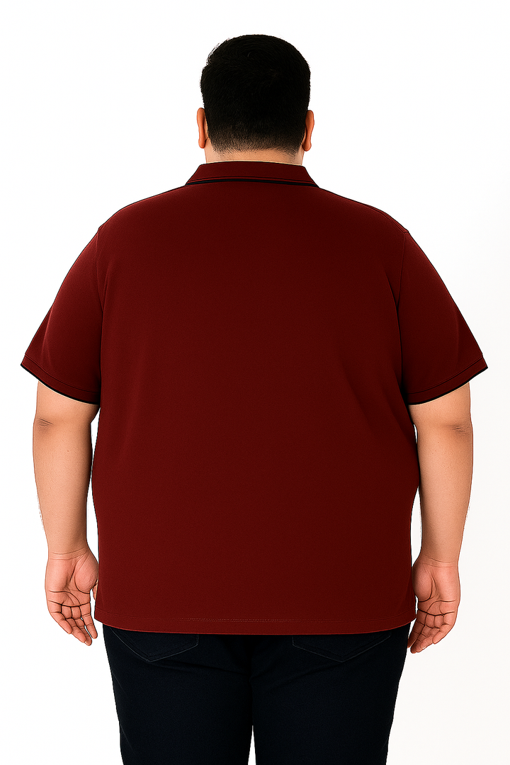 Men’s Melange Polo Shirt- Big & Tall