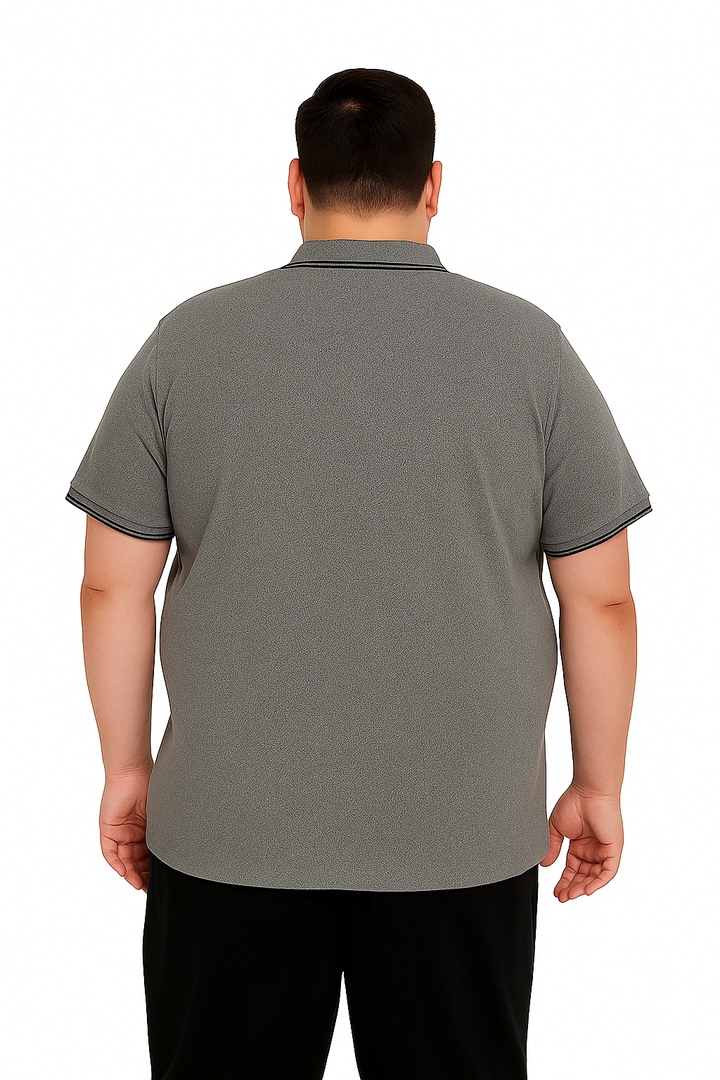 Men’s Melange Polo Shirt- Big & Tall