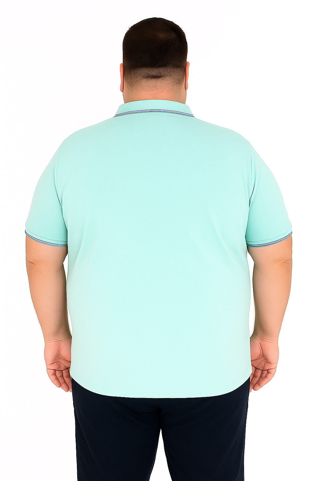 Men’s Melange Polo Shirt- Big & Tall