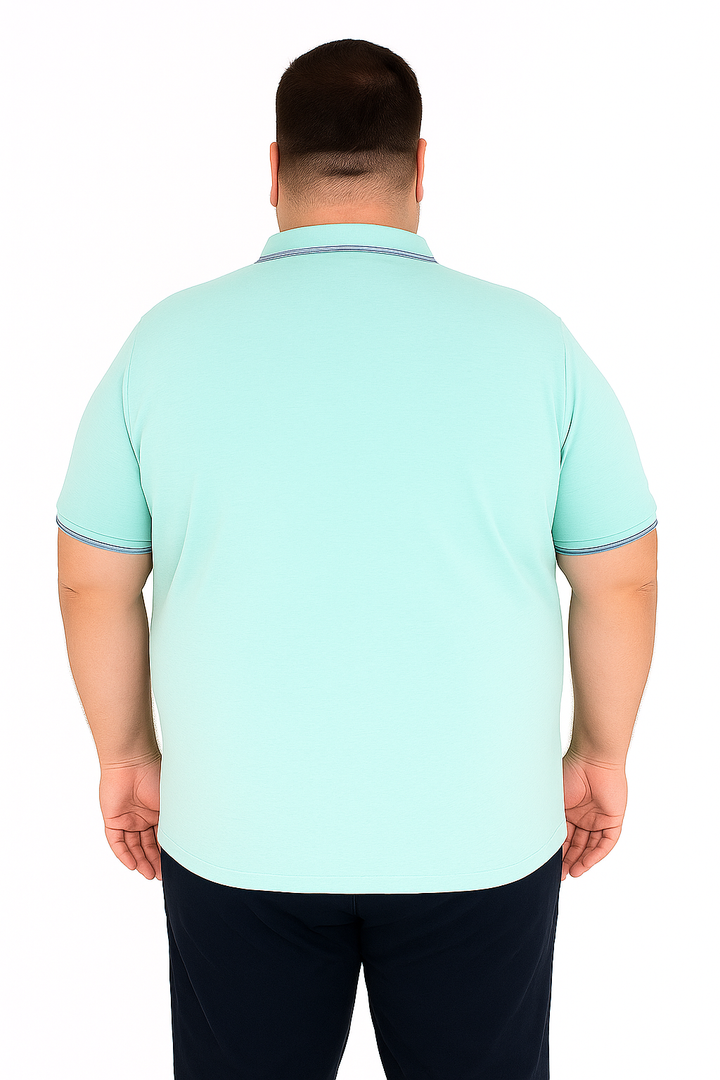 Men’s Melange Polo Shirt- Big & Tall