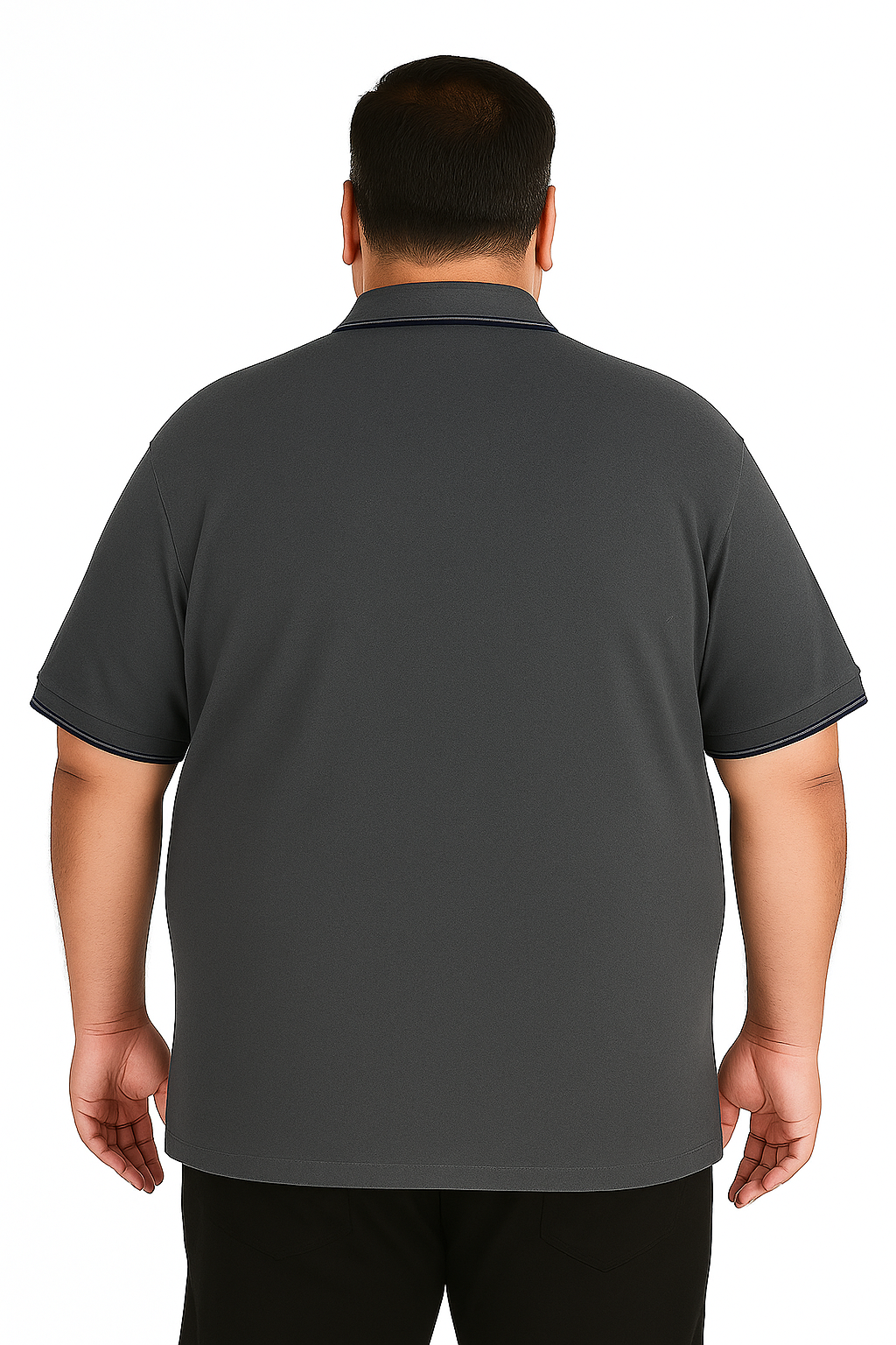 Men’s Melange Polo Shirt- Big & Tall