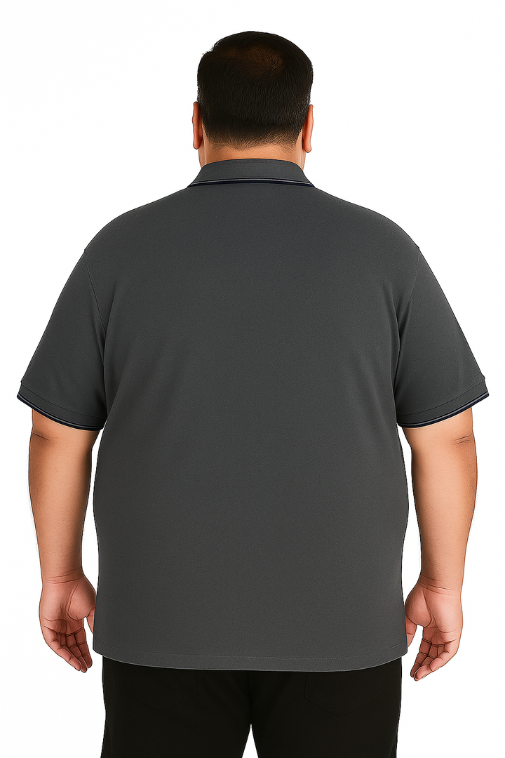 Men’s Melange Polo Shirt- Big & Tall