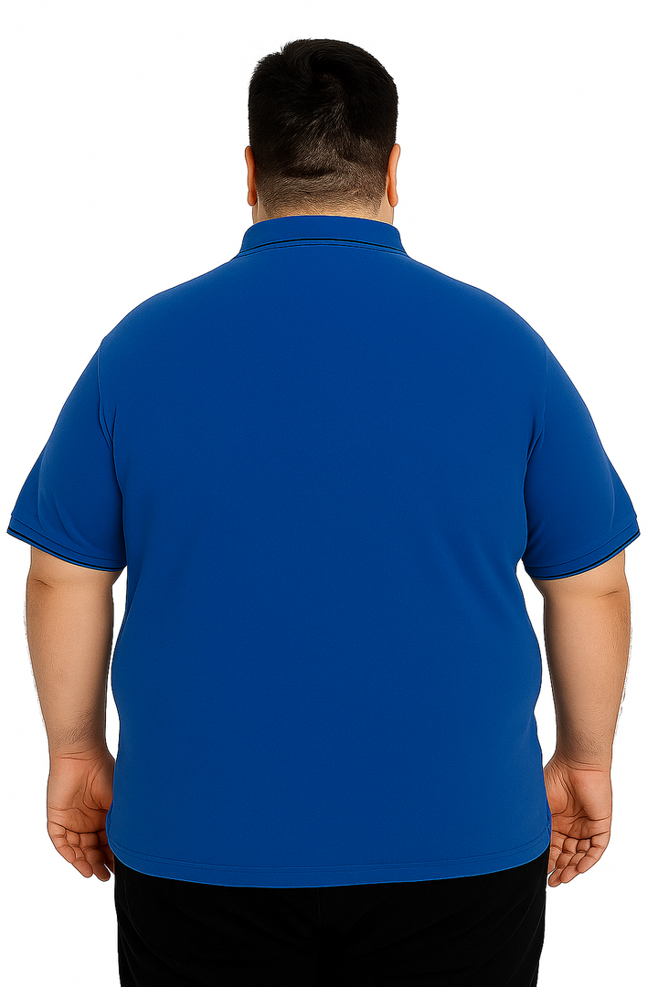Men’s Melange Polo Shirt- Big & Tall