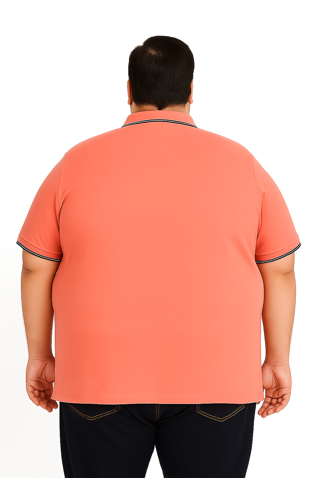 Men’s Melange Polo Shirt- Big & Tall