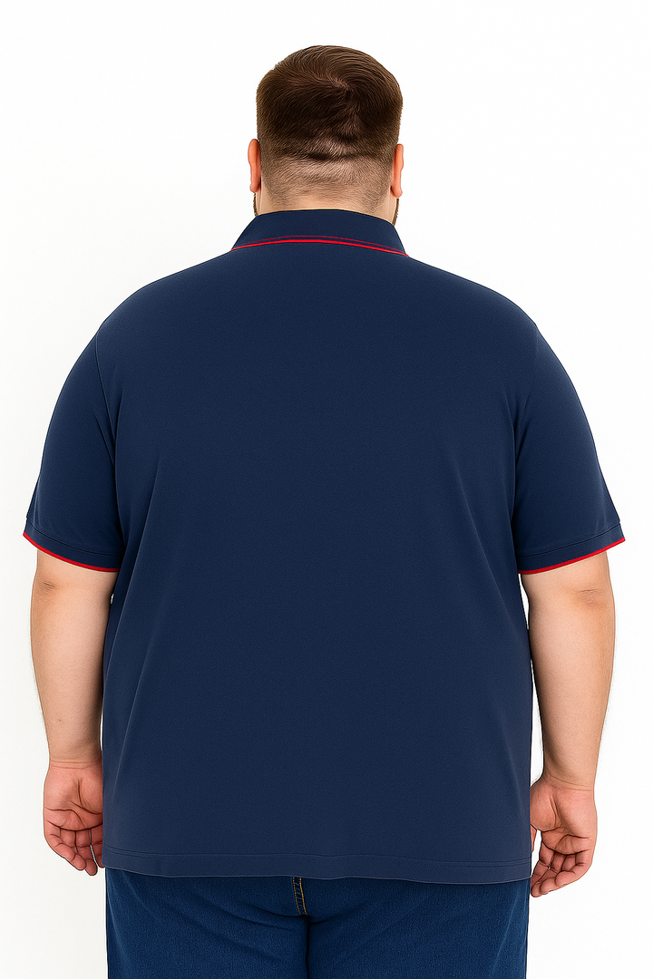 Men’s Melange Polo Shirt- Big & Tall