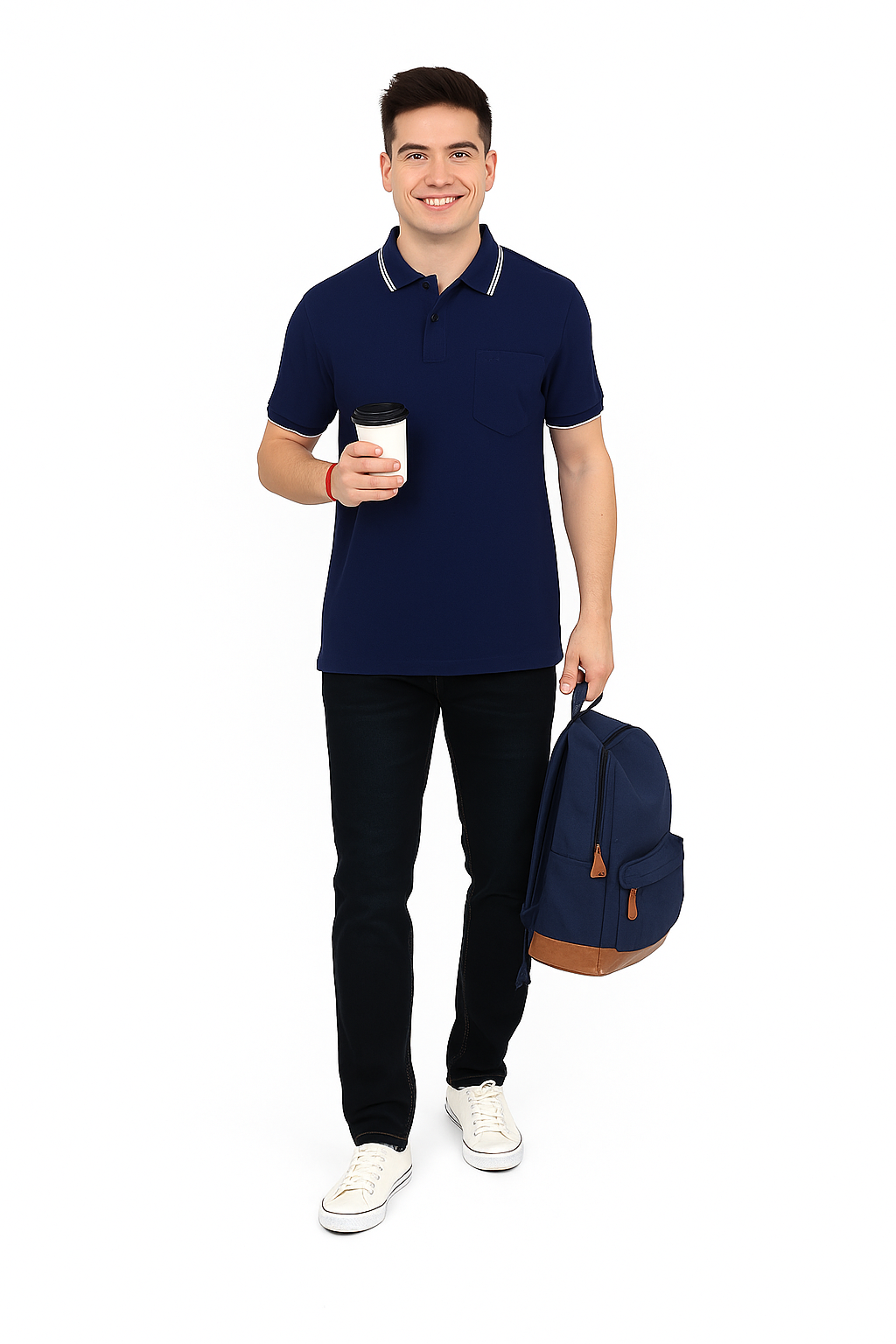 NAVY MELANGE