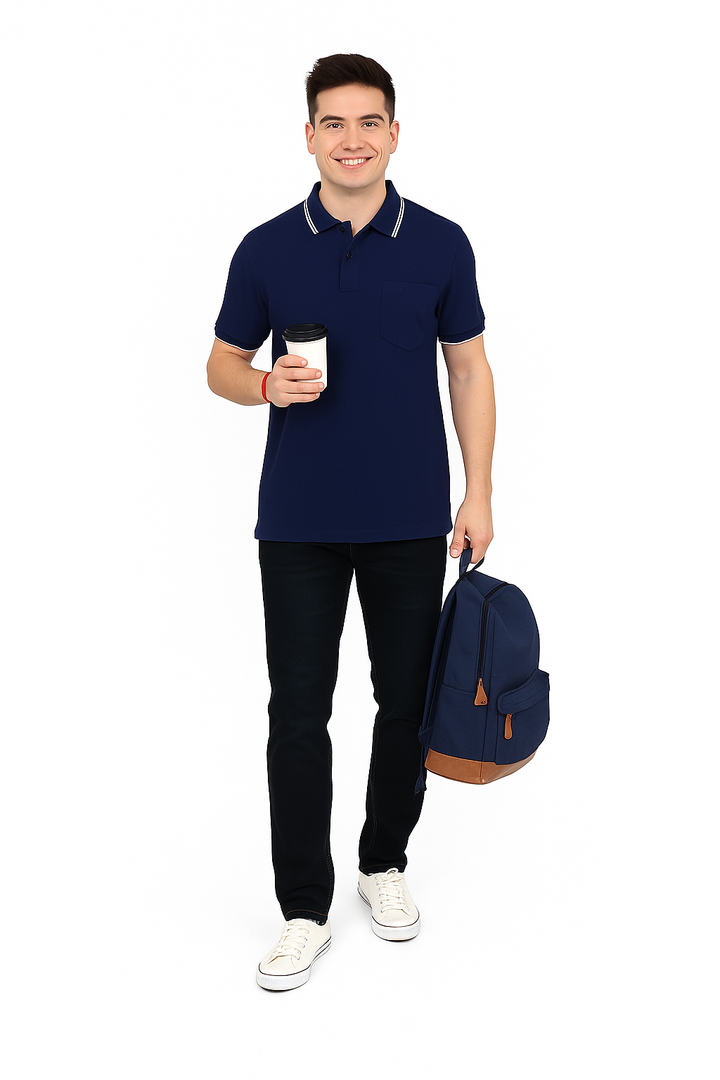 NAVY MELANGE