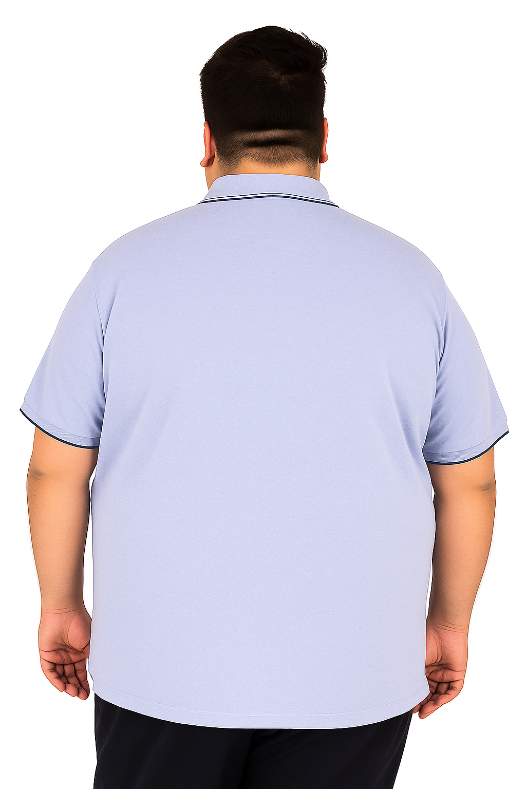 Men’s Melange Polo Shirt- Big & Tall