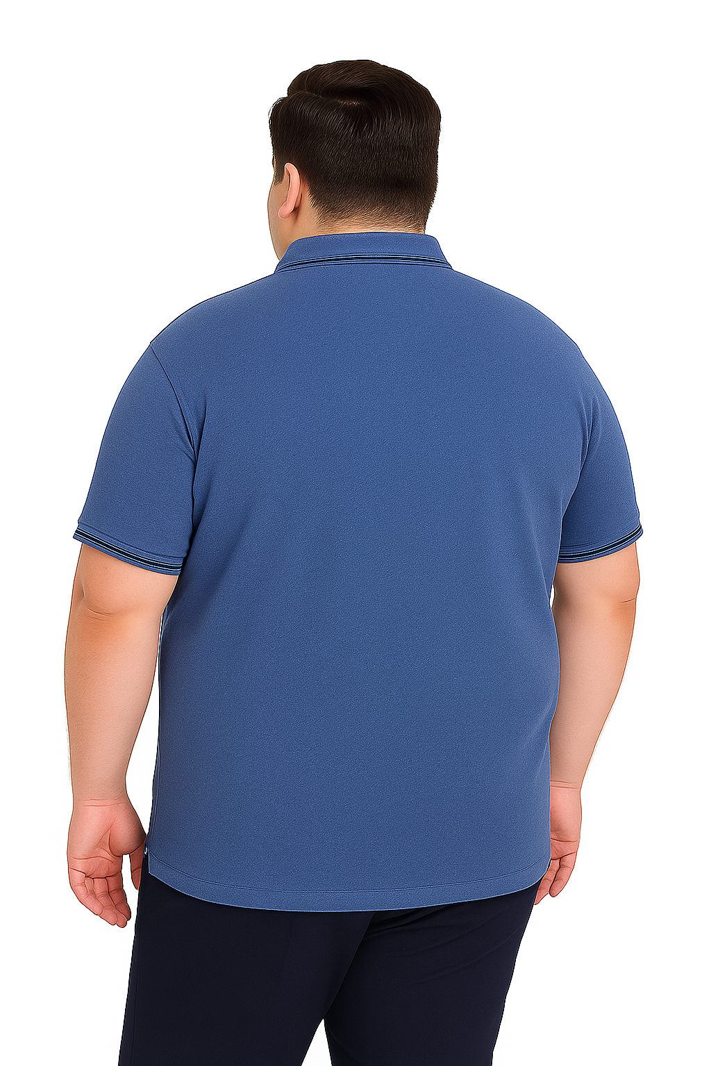 Men’s Melange Polo Shirt- Big & Tall