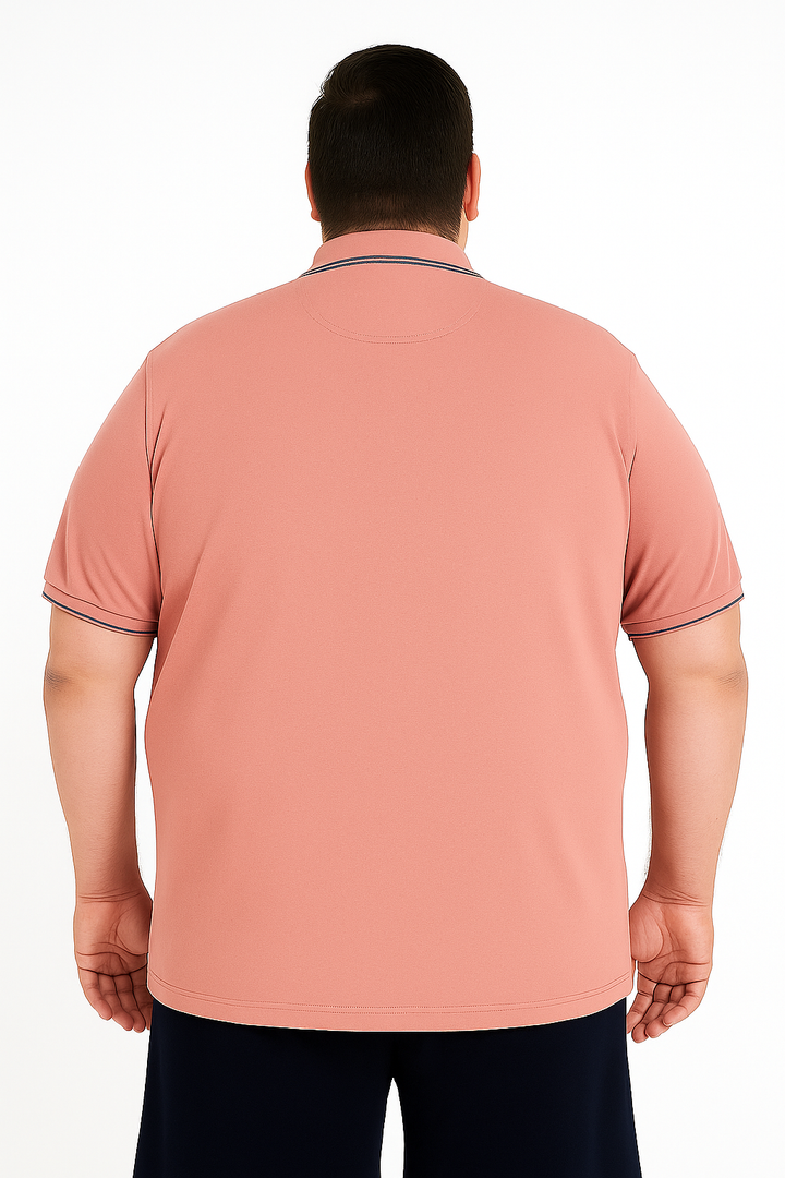 Men’s Melange Polo Shirt- Big & Tall