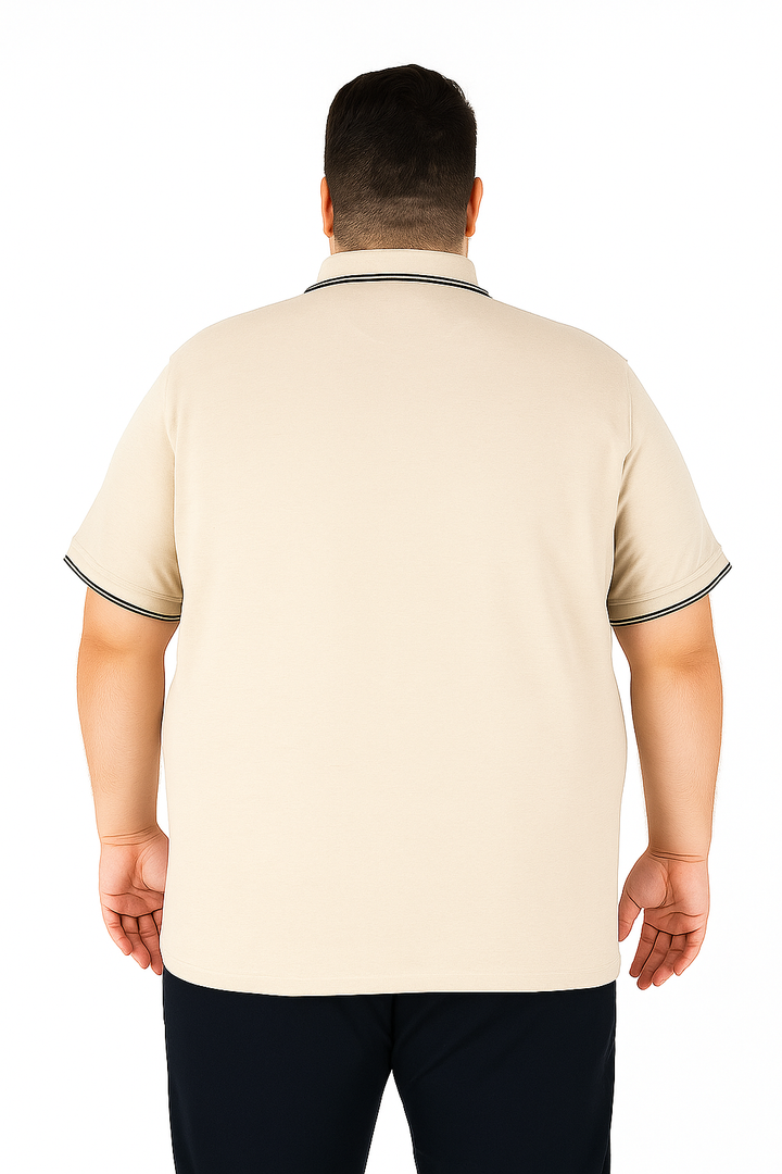 Men’s Melange Polo Shirt- Big & Tall