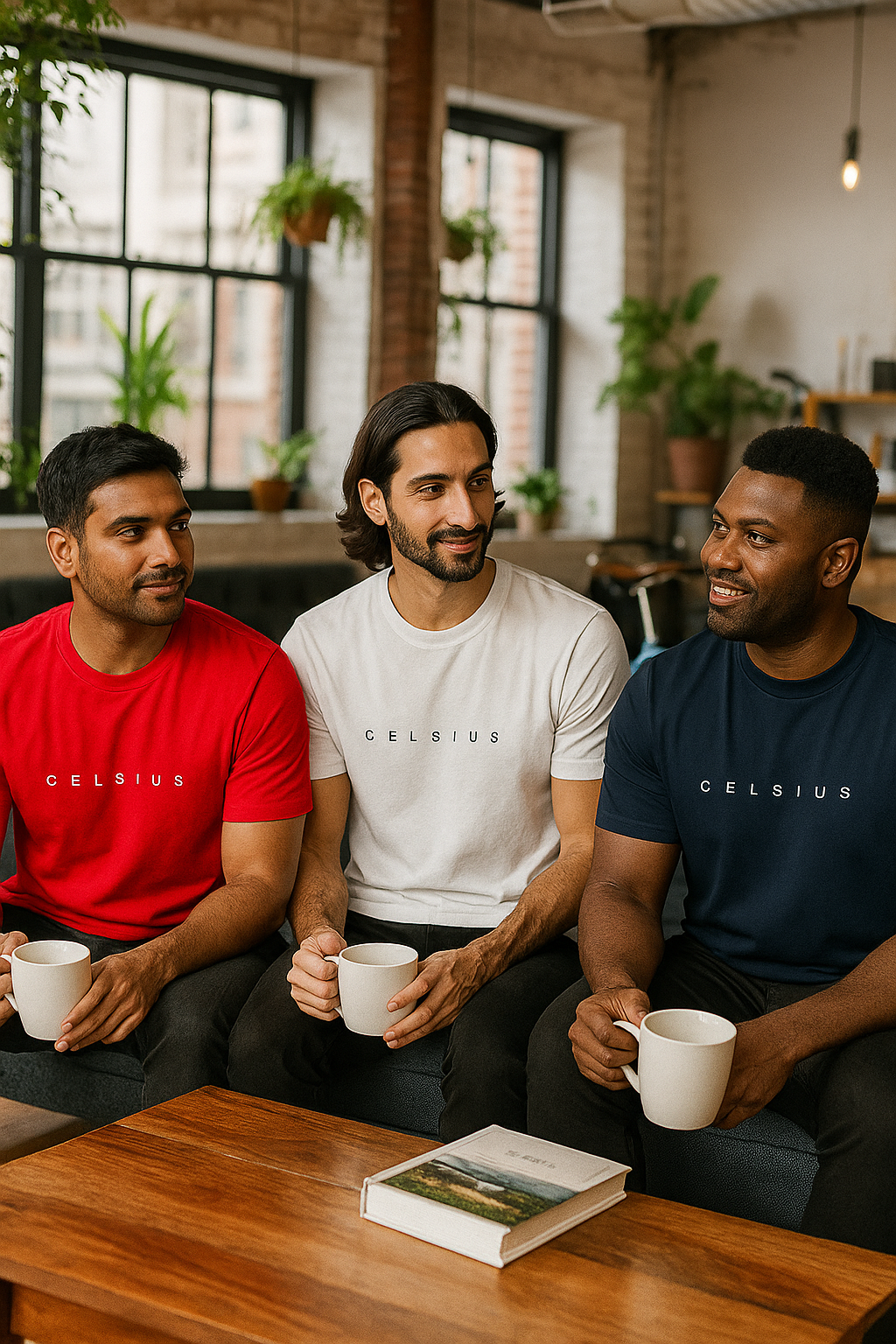 Men's Pack of 3 T-Shirts -  Solid
