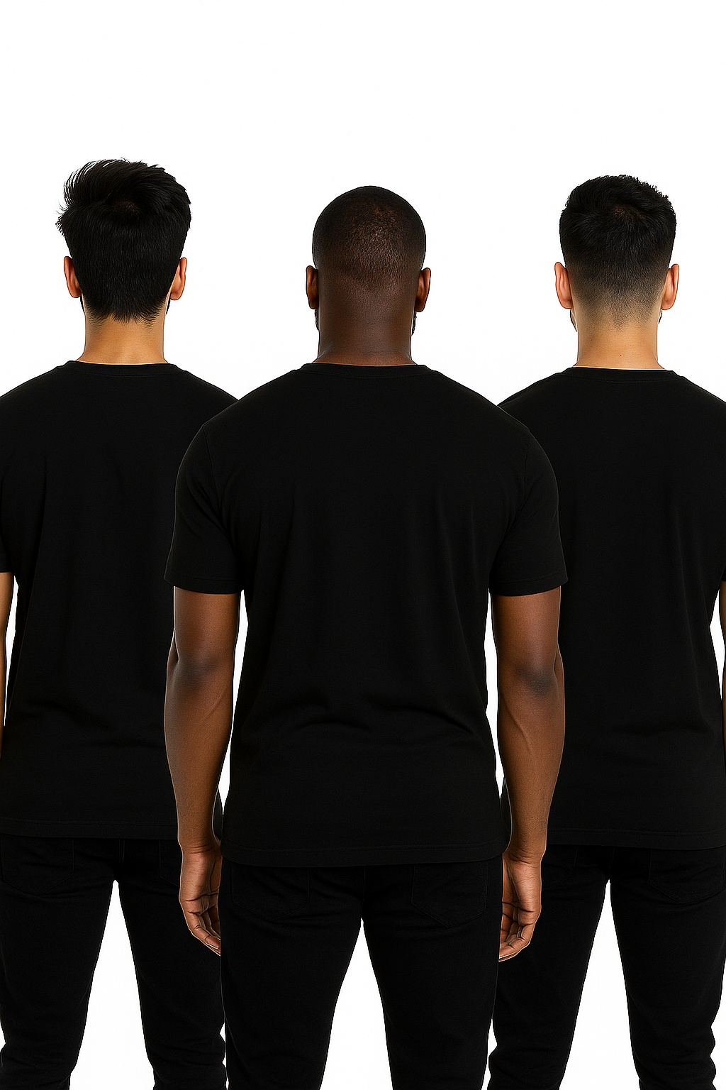 Men's Pack of 3 T-Shirts - Solid