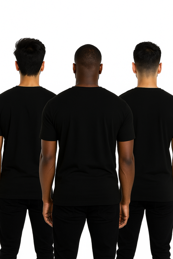 Men's Pack of 3 T-Shirts - Solid