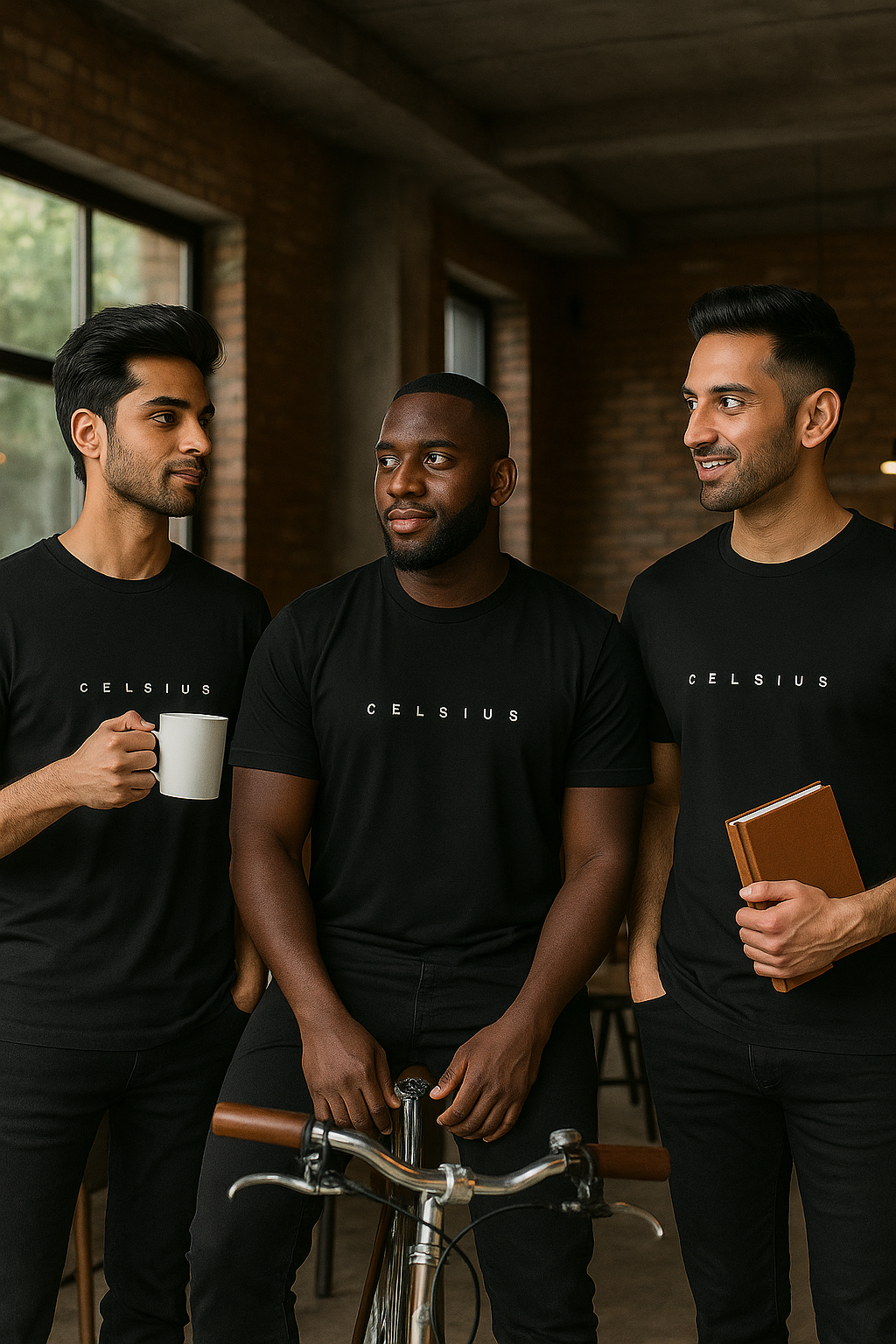 Men's Pack of 3 T-Shirts - Solid