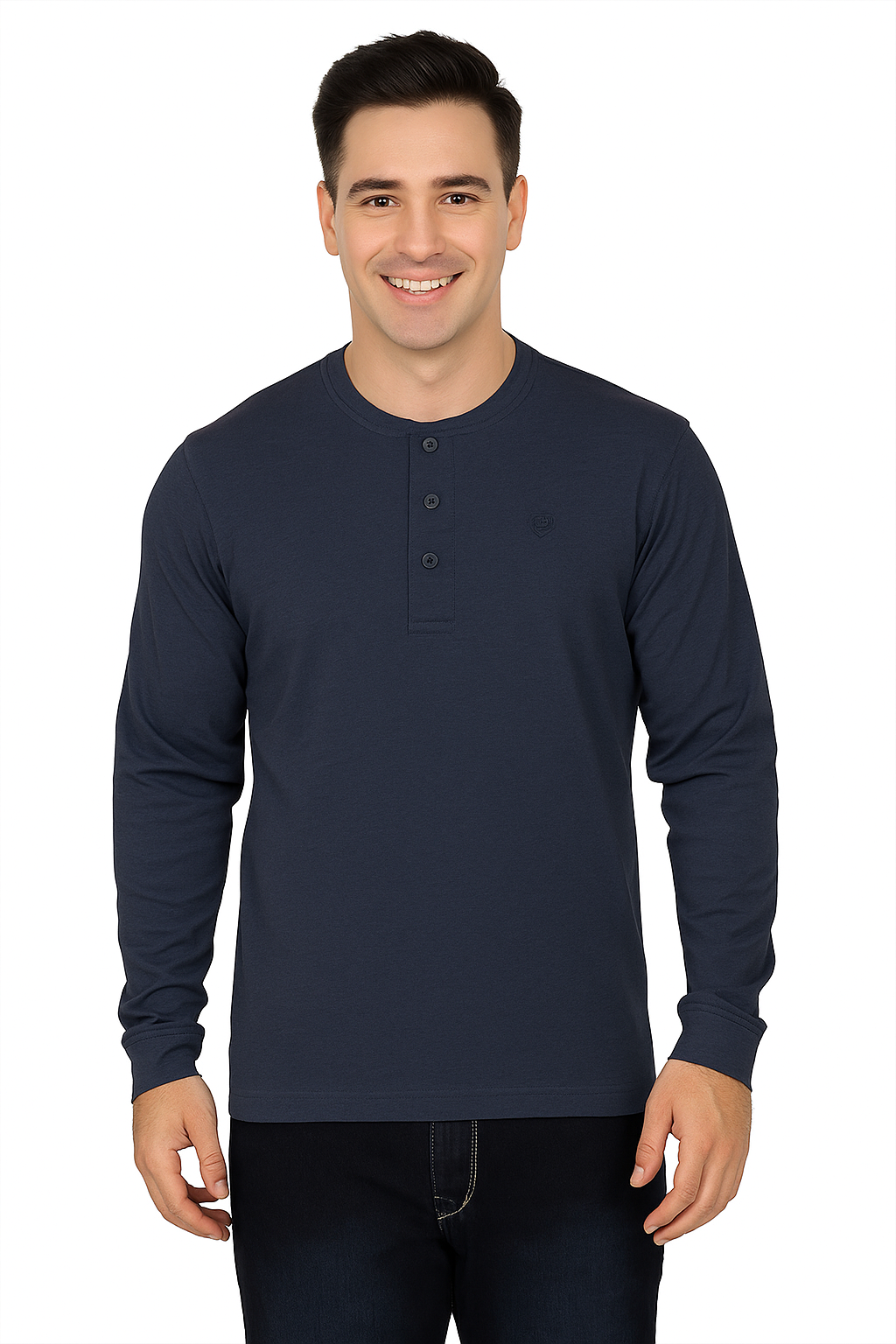 NAVY MELANGE