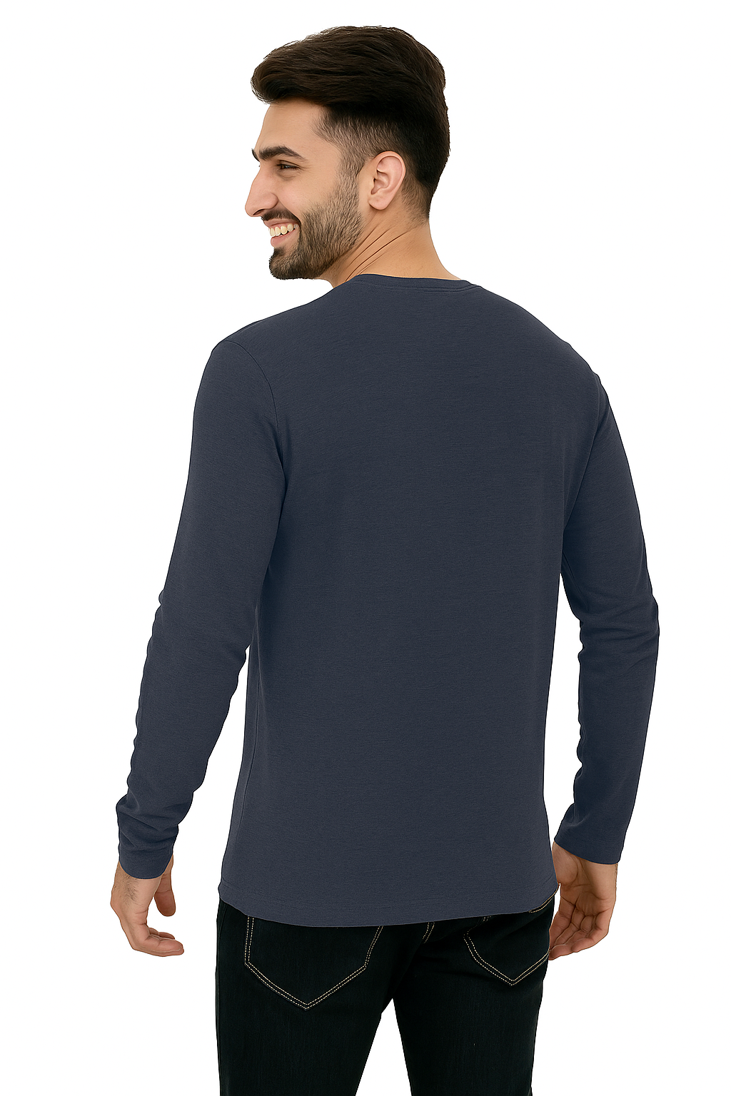 NAVY MELANGE
