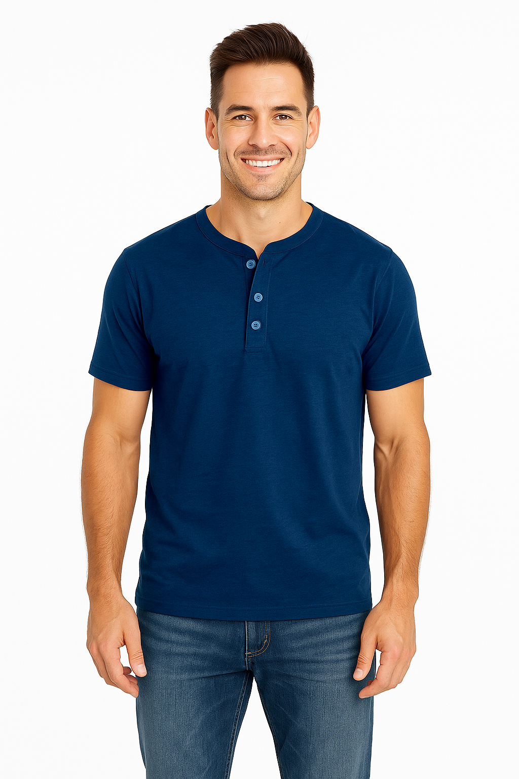 NAVY MELANGE