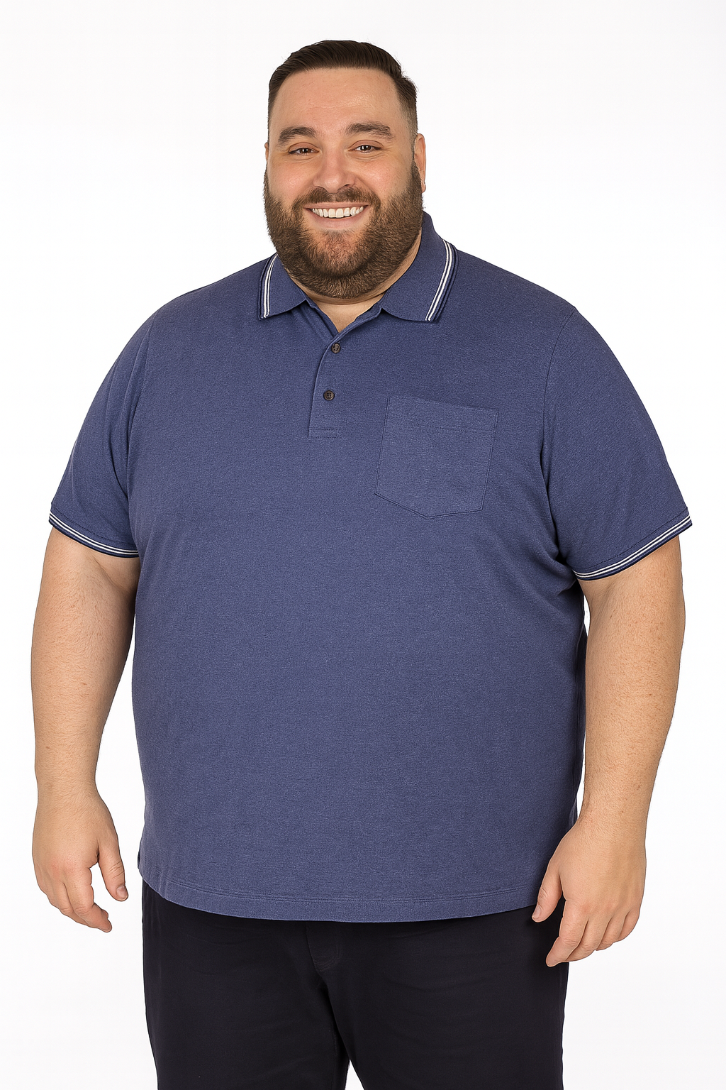 NAVY MELANGE