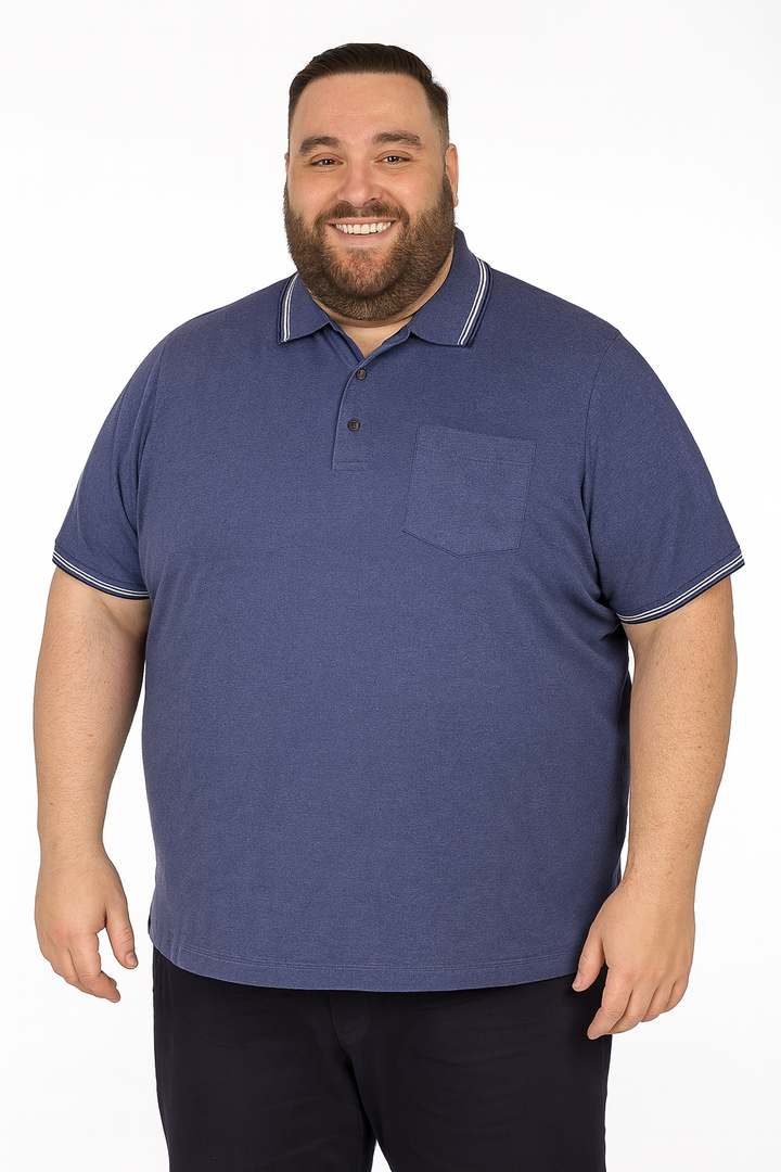 NAVY MELANGE
