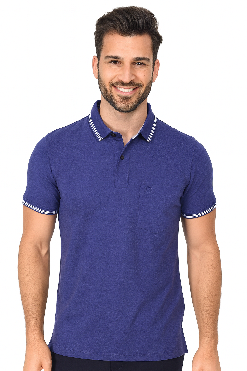 NAVY MELANGE