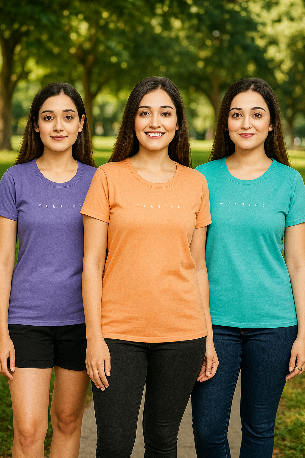 Women’s Three pack Round Neck Tee