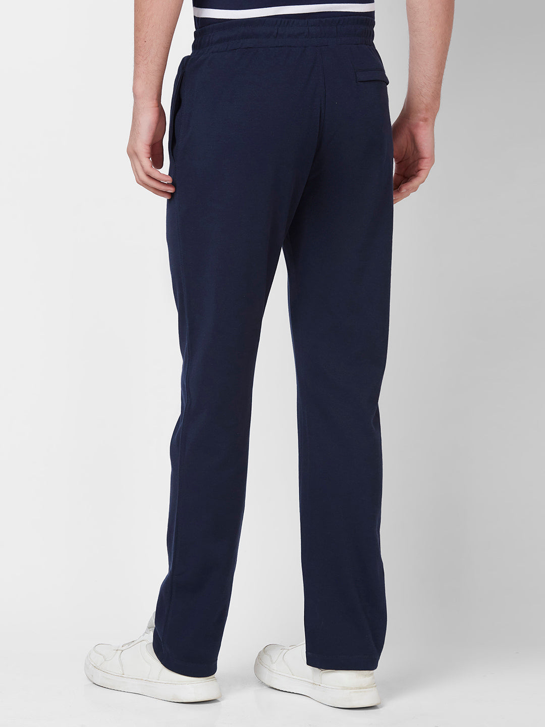 Men’s Plain Interlock Track Pants – Classic Comfort Bottom