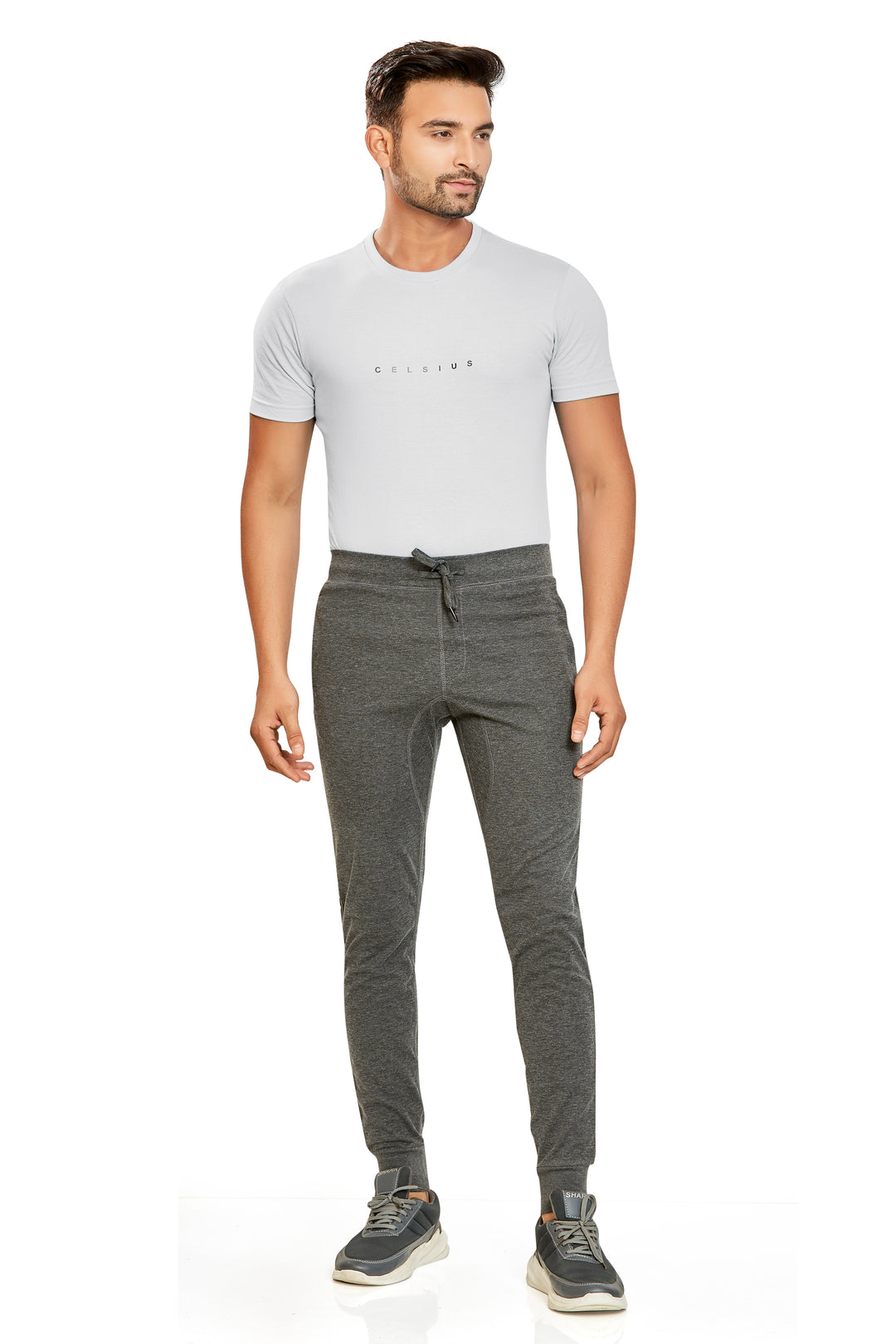 Men’s Interlock Track Pants with Rib – Slim Comfort Fit
