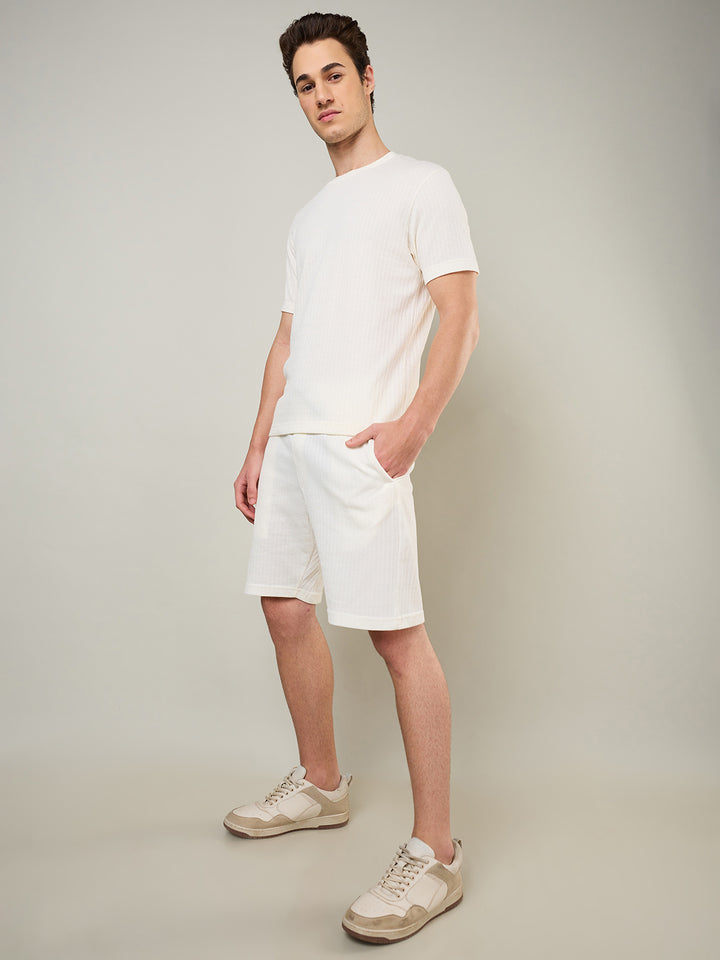 Men's Textured Jacquard Shorts