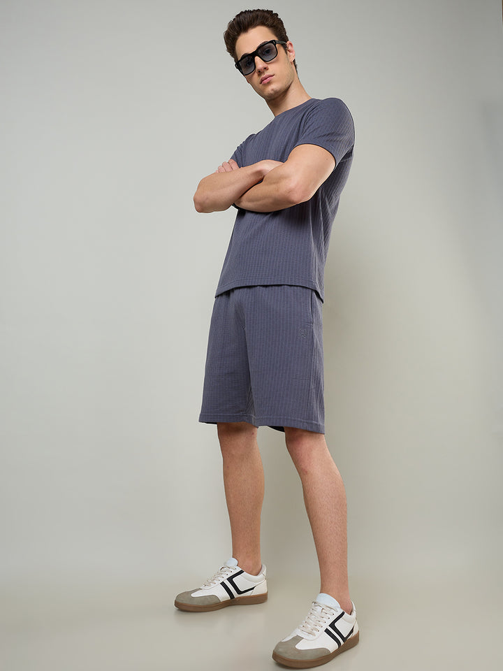Men's Textured Jacquard Shorts