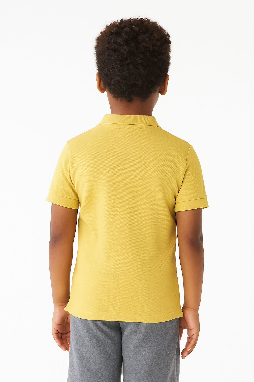 Kids' Piqué Plain Polo with Logo – Classic & Comfortable Polo Shirt for Kids