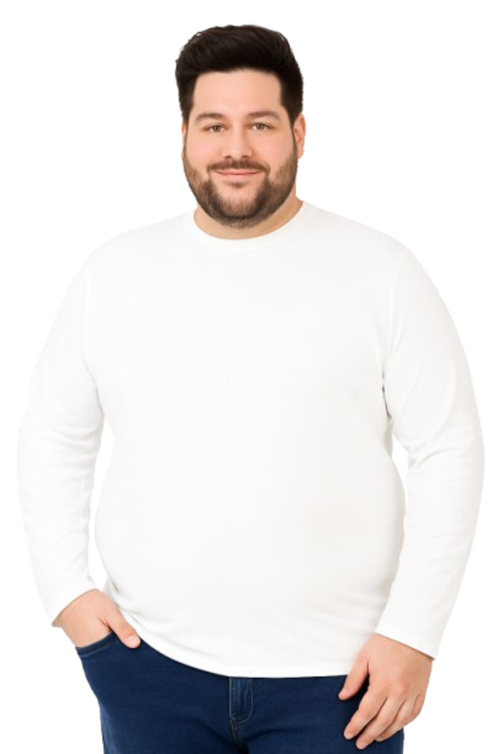 Men’s  Full Sleeve Crew Neck T-Shirt- Big &Tall
